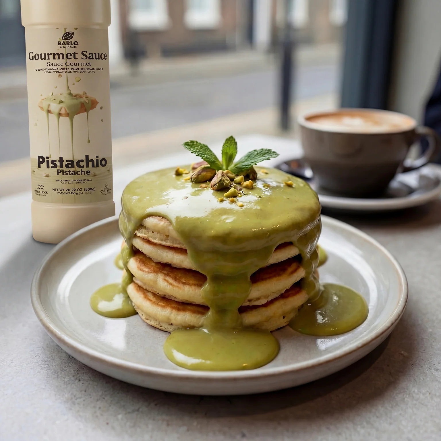 Barlo Pistachio Premium 10% Gourmet Sauce 800g - Image 4