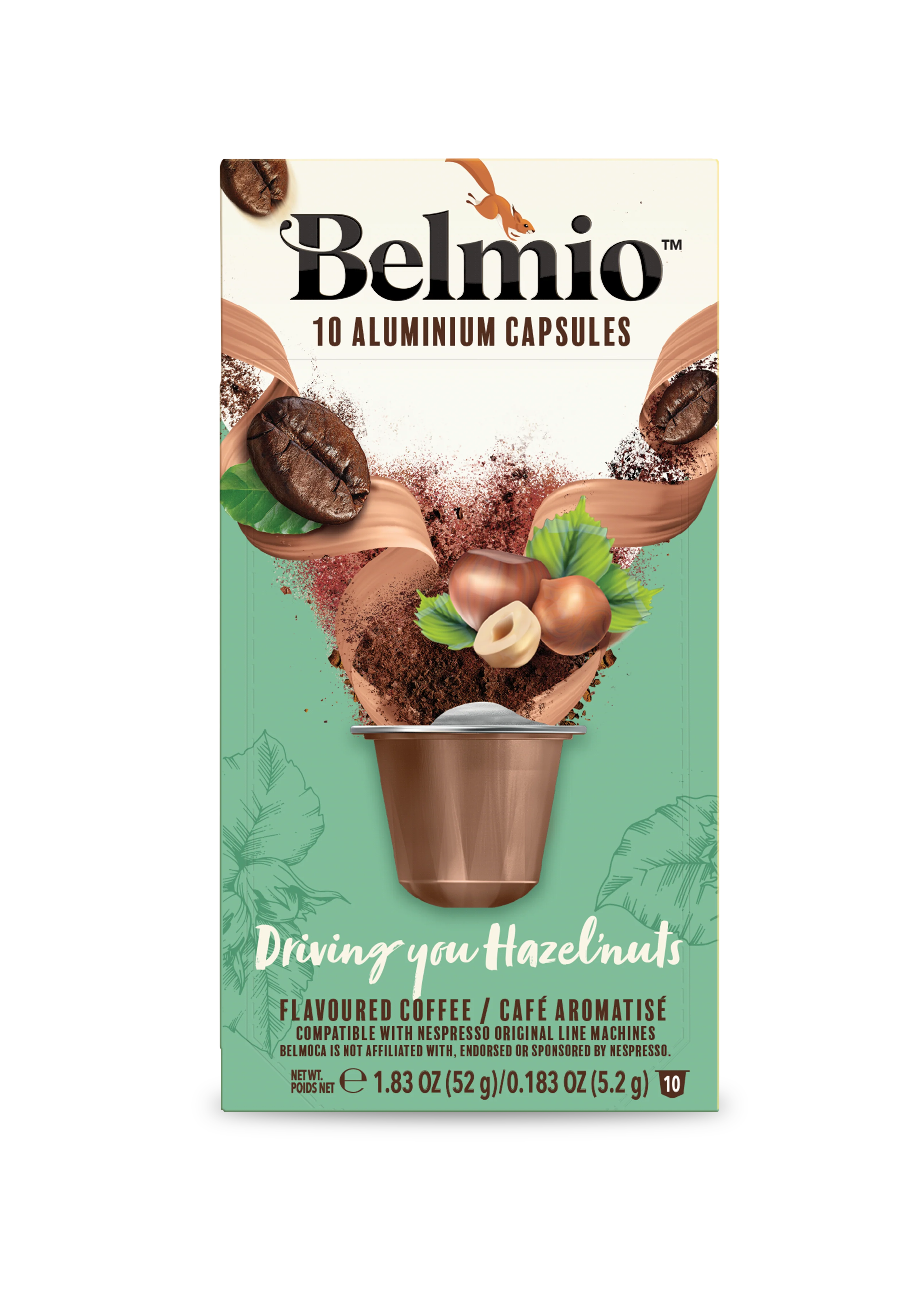 Belmio Driving you Hazelnut Capsules for Nespresso (10)
