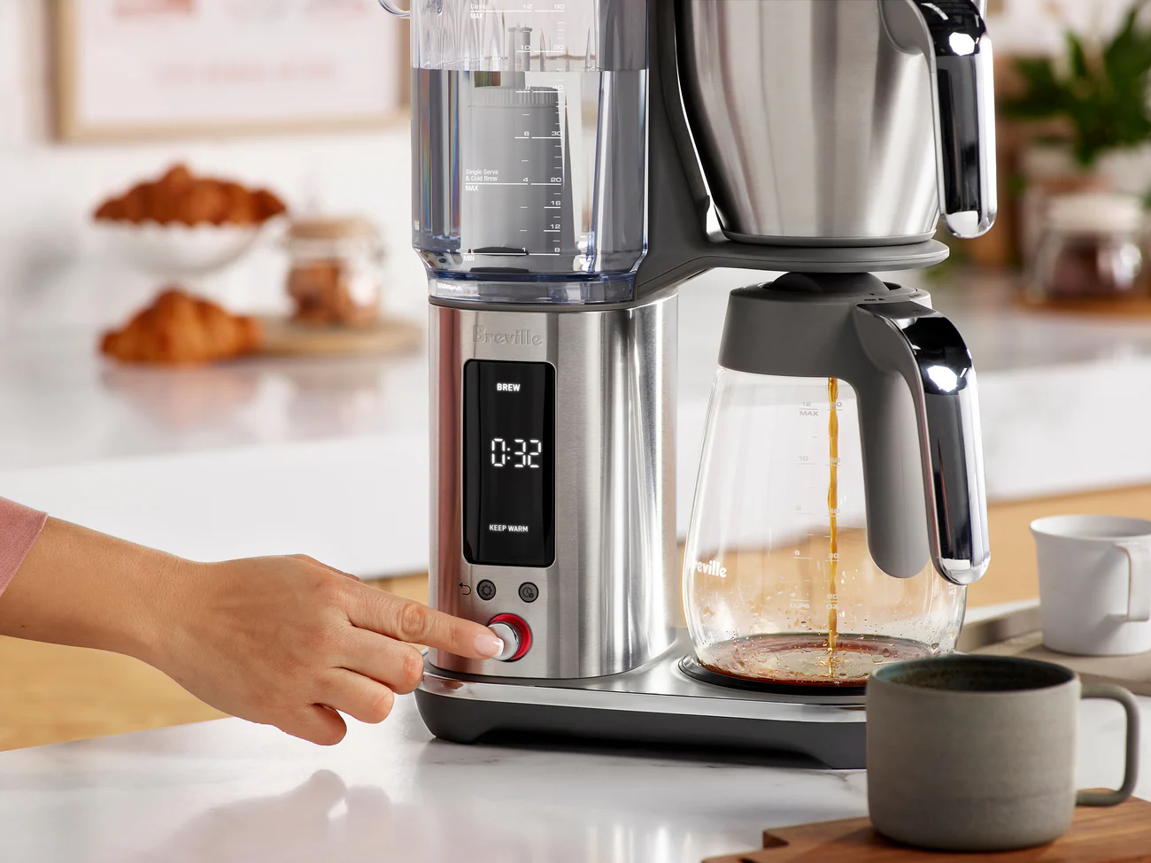 Breville Luxe Brewer GLASS Coffee Machine - Image 5