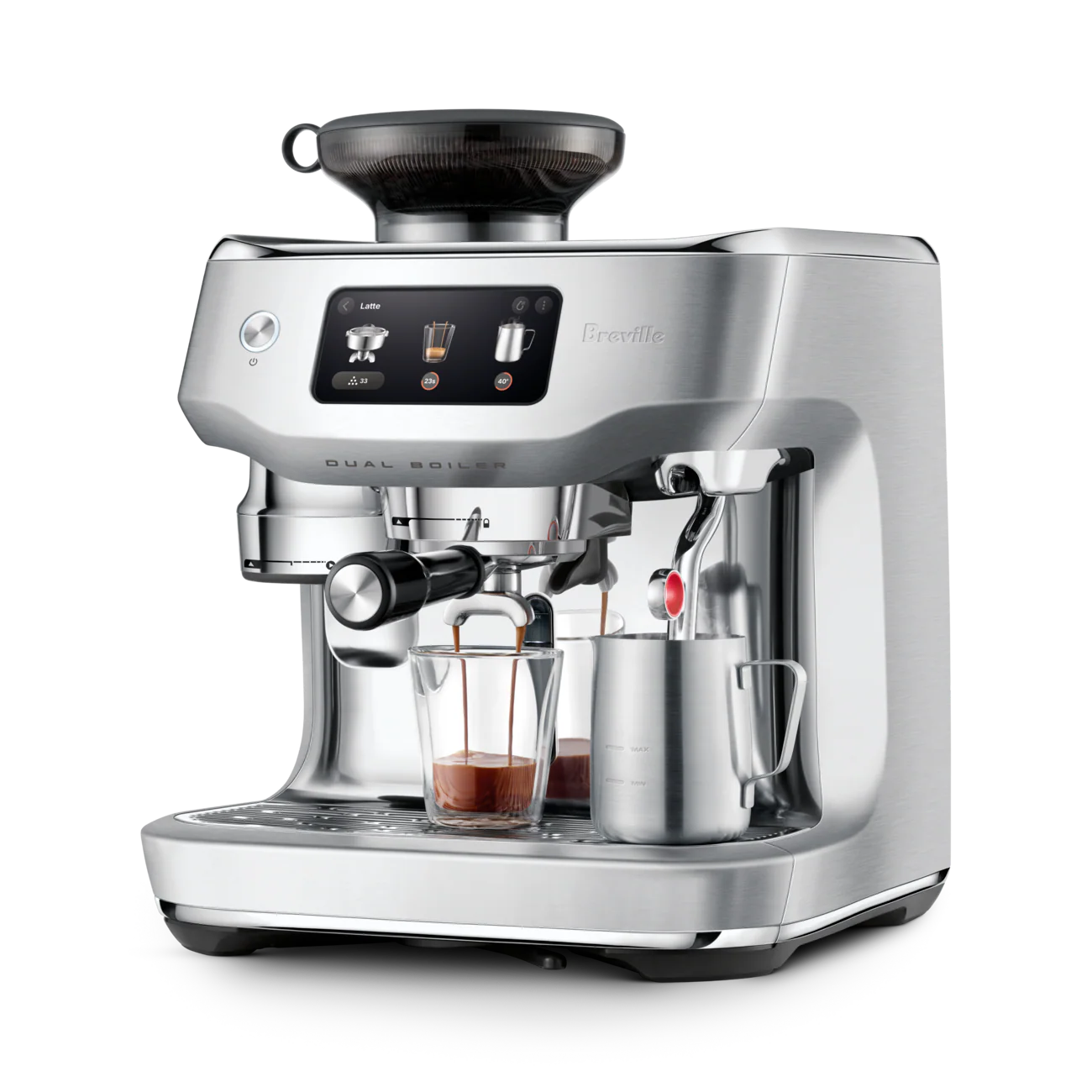 Breville Oracle Dual Boiler Espresso Machine Brushed Stainless Steel - Image 3