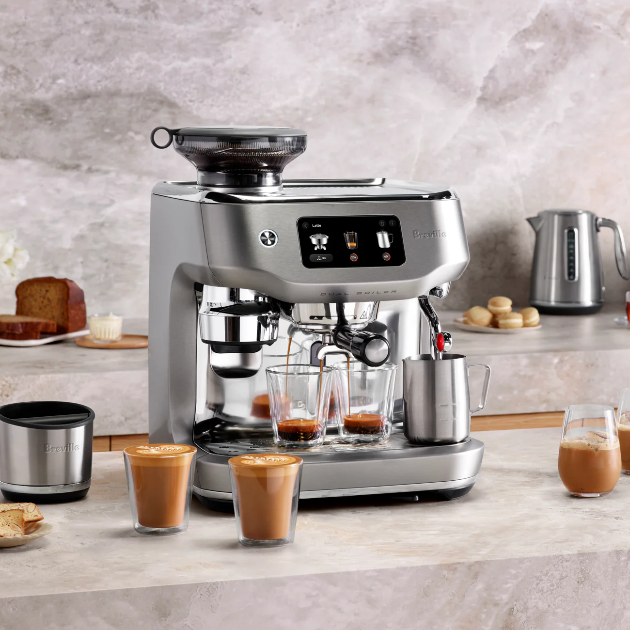 Breville Oracle Dual Boiler Espresso Machine Brushed Stainless Steel - Image 9