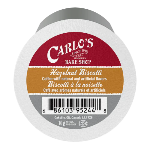 Carlo's Bake Shop Hazelnut Biscotti Coffee Cups (24)