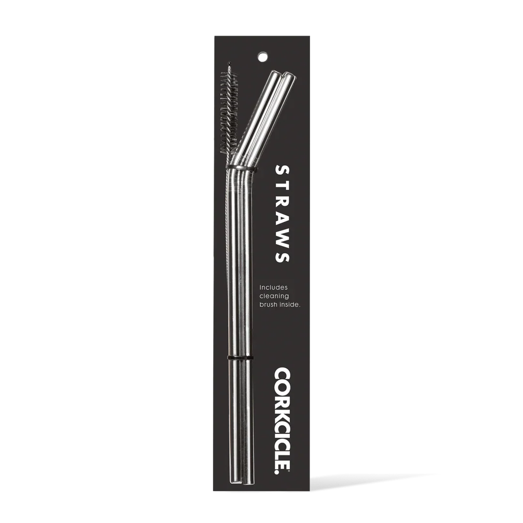 Corkcicle Stainless Steel Straw set (2)