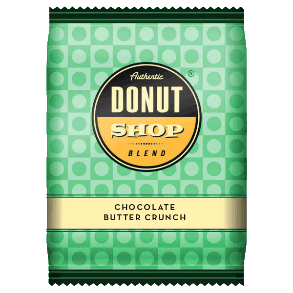 Donut Shop Blend Chocolate Buttercrunch Coffee (2.5oz x 24)