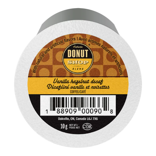 Donut Shop DECAF Vanilla Hazelnut Coffee Cups (24)
