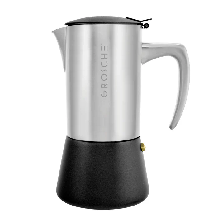 Grosche Milano Stainless Steel Stovetop Espresso Maker (10 Cup) - Image 2