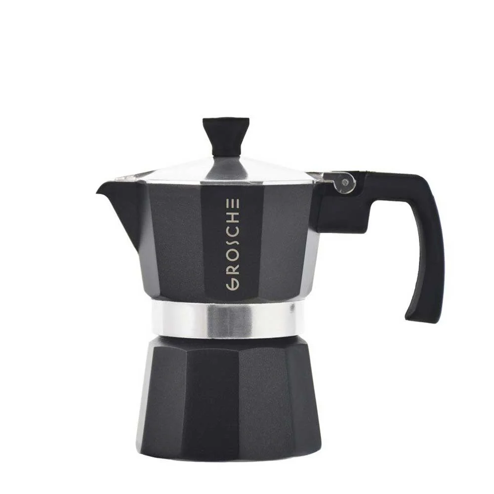 Grosche Milano Stovetop Espresso Maker (Black) - Image 2
