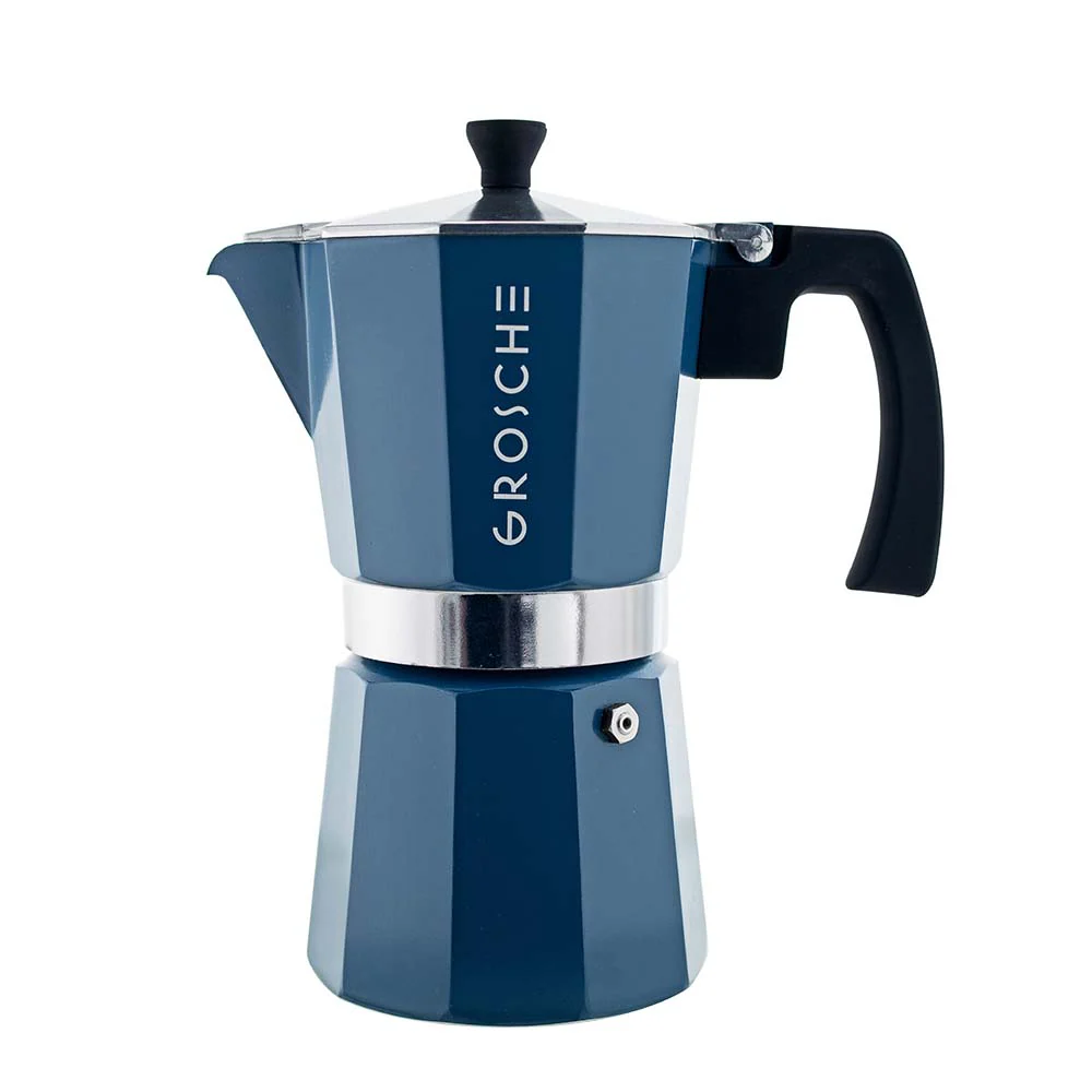 Grosche Milano Stovetop Espresso Maker (Blue) - Image 3