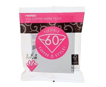 Hario V60-02 Filters (White - 100)