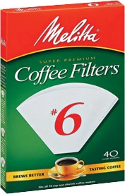Melitta Brown Cone #6 Filter Paper
