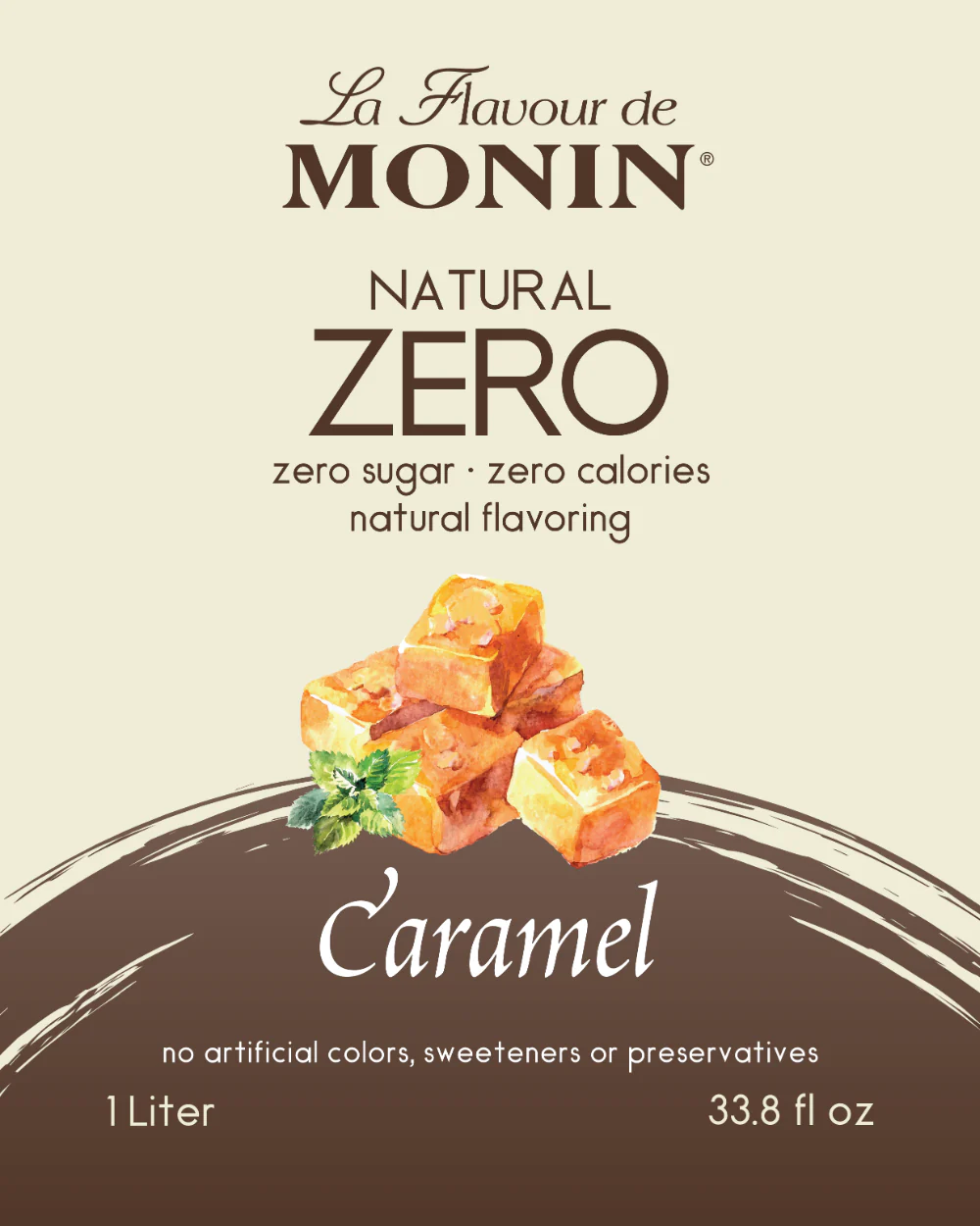 Monin Natural Zero Caramel - Image 4