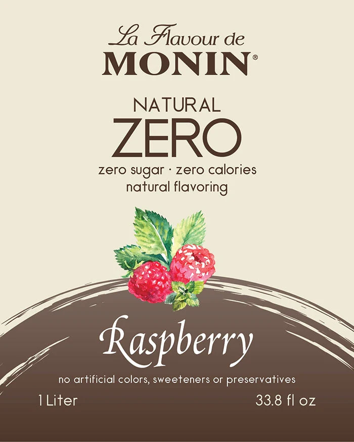 Monin Natural Zero Raspberry - Image 4