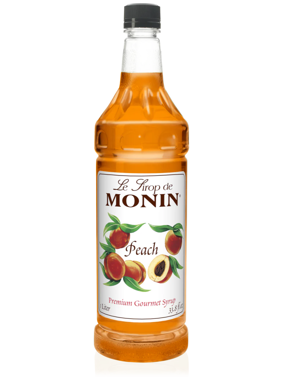 Monin Peach Syrup - Image 2