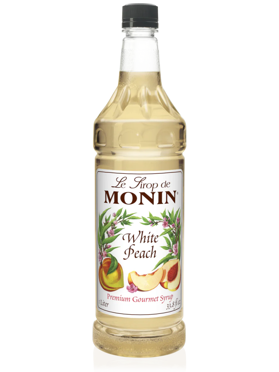 Monin White Peach Syrup - Image 2
