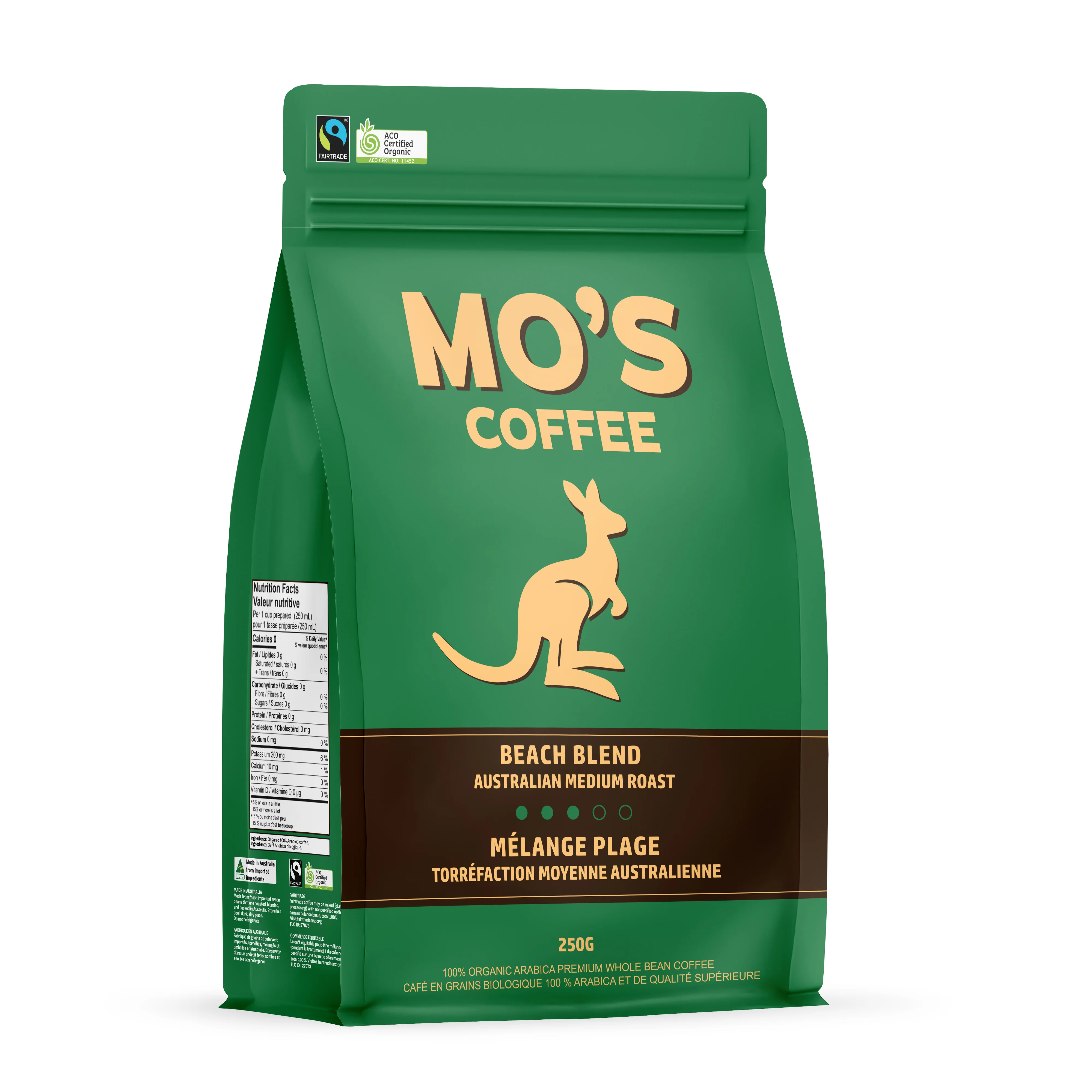 Mo's Beach Blend Coffee Beans - Image 6