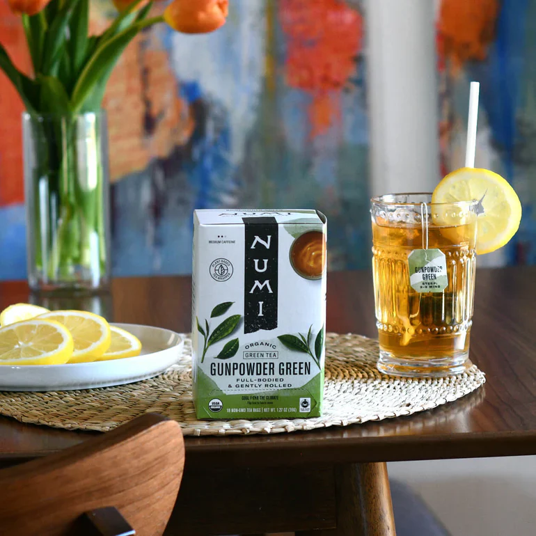 Numi Gunpowder Green Tea Bags (18) - Image 4