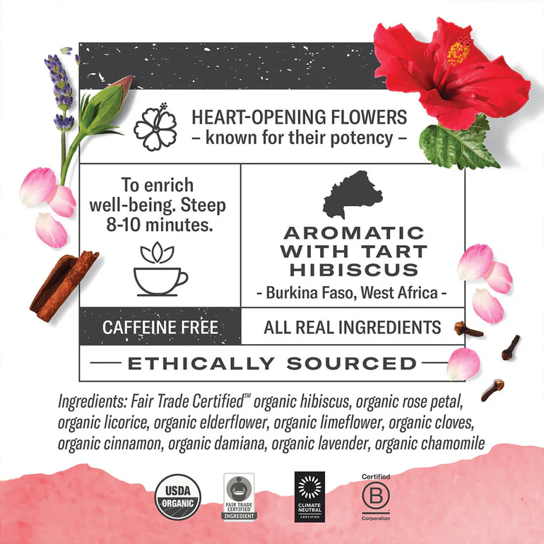 Numi Hibiscus Tea Bags (16) - Image 2