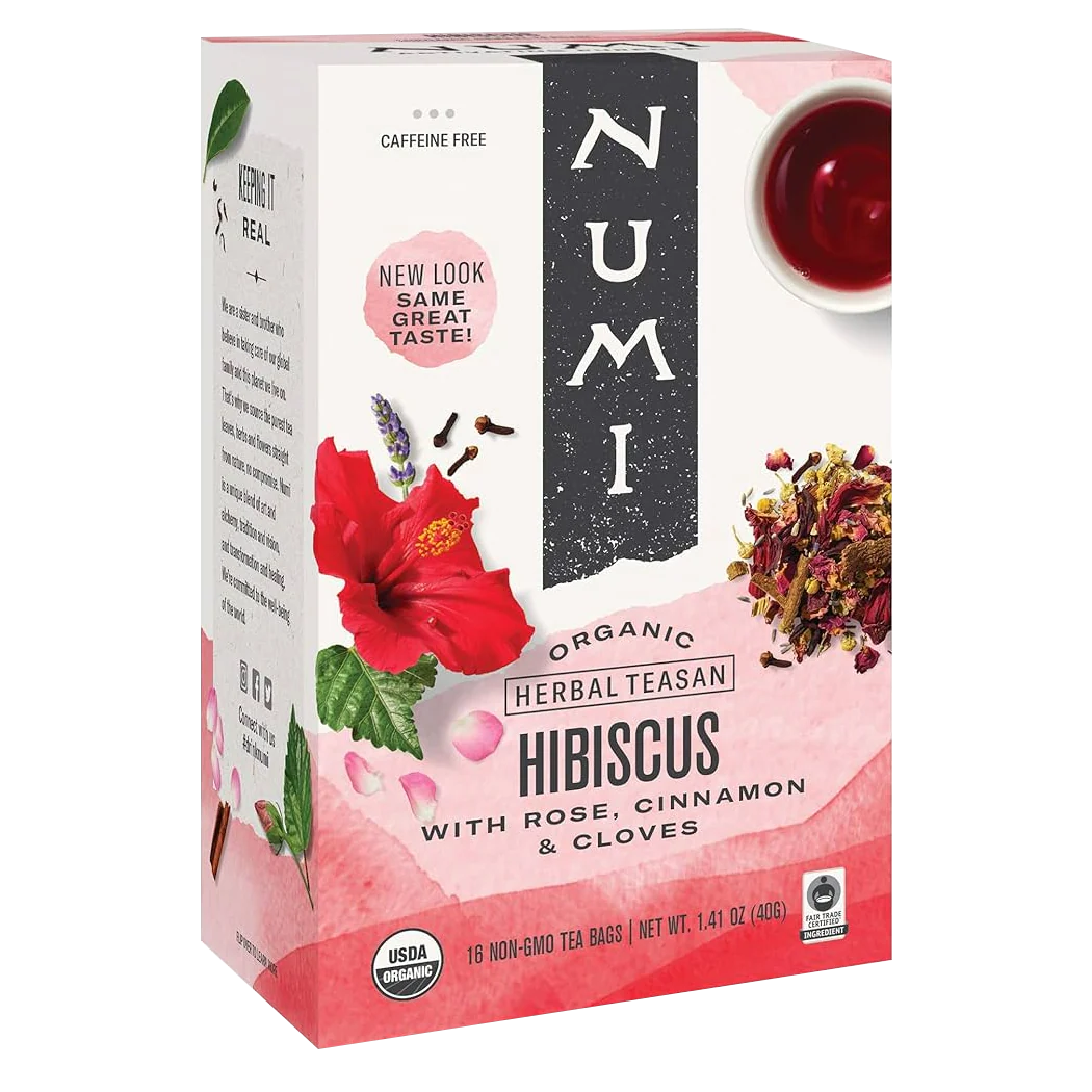 Numi Hibiscus Tea Bags (16) - Image 3