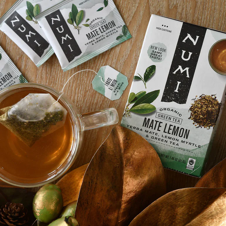 Numi Mate Lemon Tea Bags (18) - Image 4