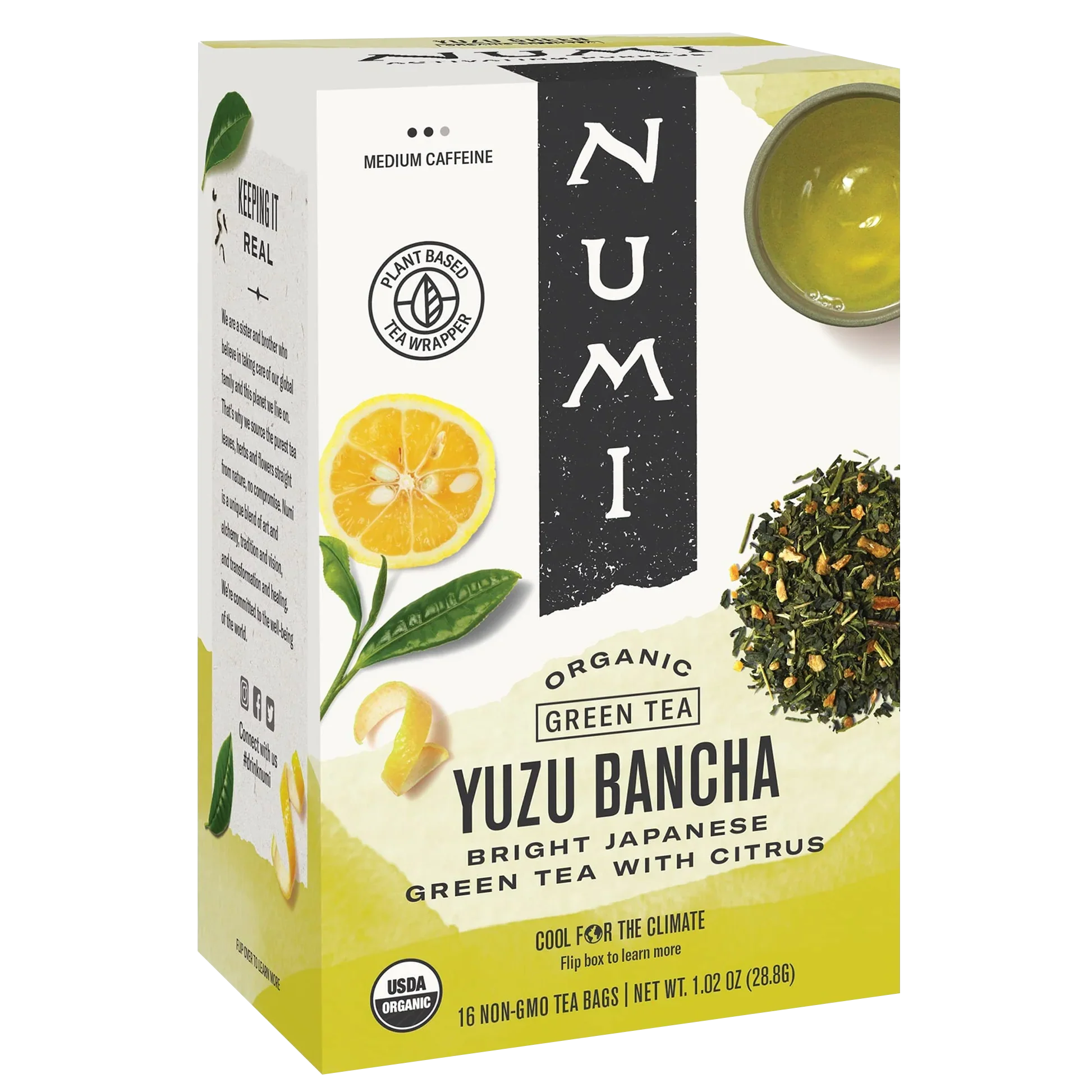 Numi Yuzu Bancha Tea Bags (16) - Image 3