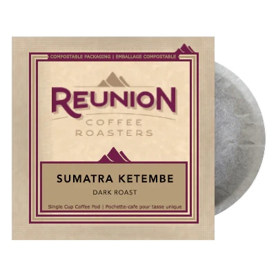 Reunion Coffee Sumatra Ketambe (16) - 100% Compostable Pods