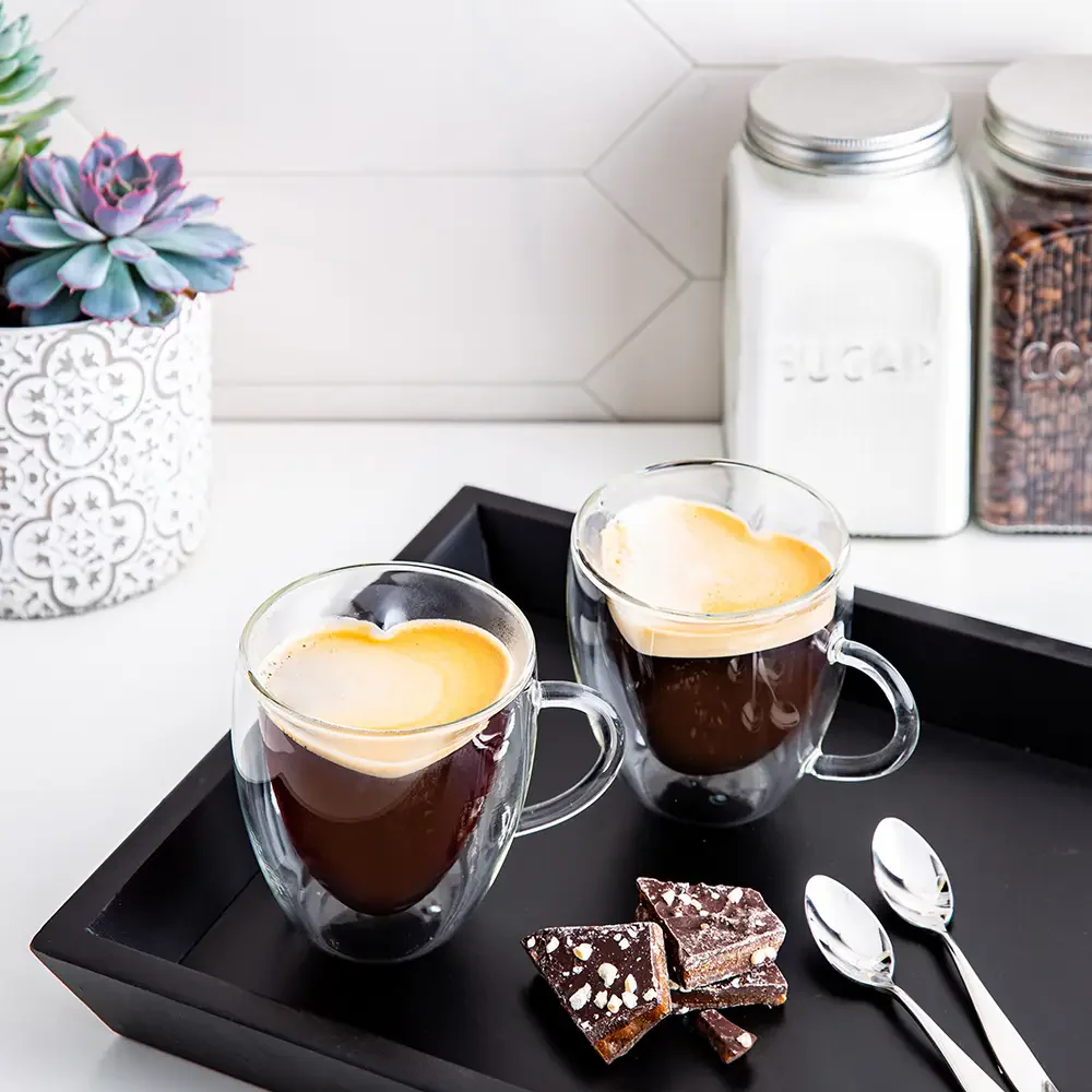 Safdie & Co. Amore Americano Mugs (2 x 300ml) - Image 3
