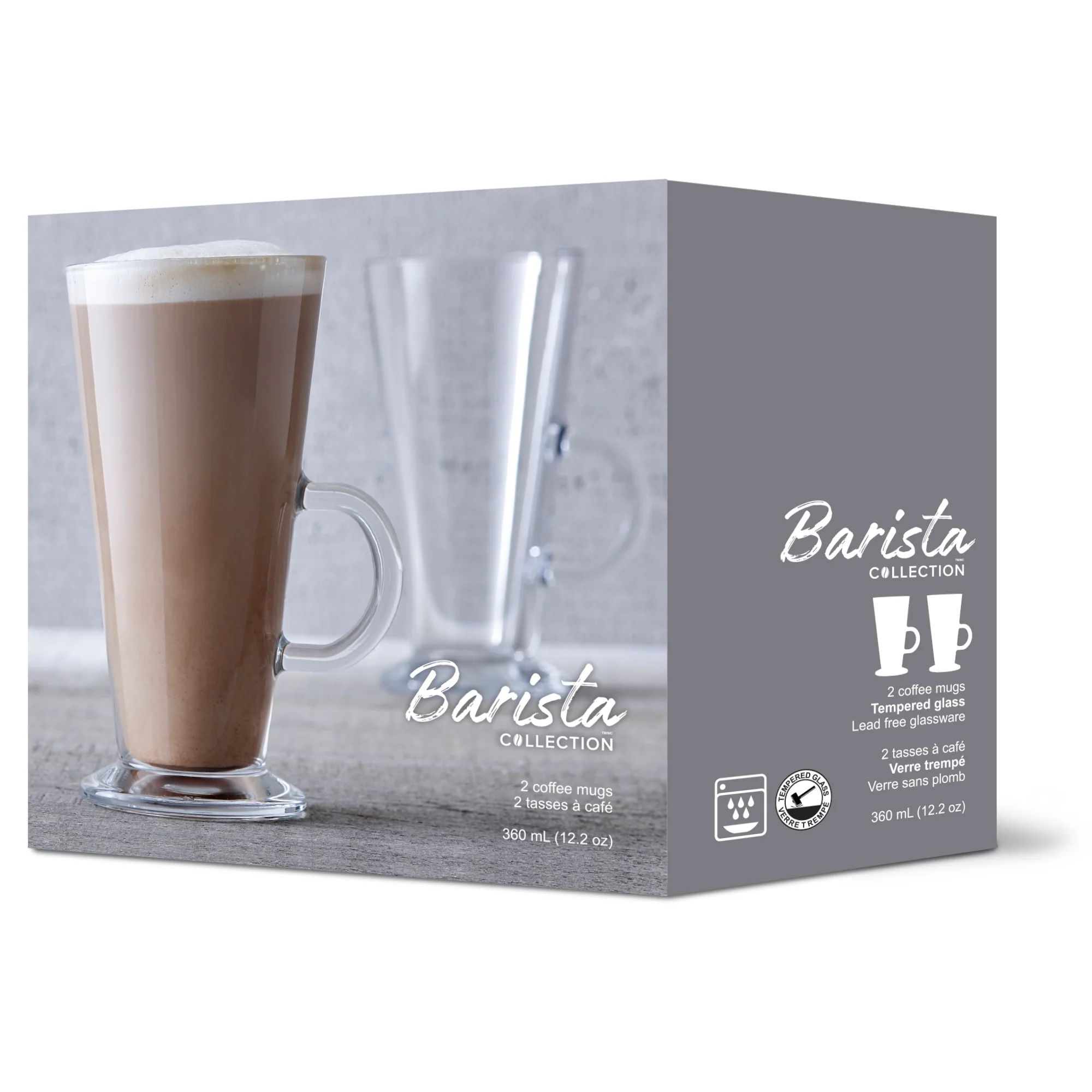 Safdie & Co. Barista Coffee Mug (2 x 360ml) - Image 8