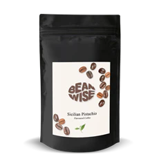 Sicilian Pistachio Flavoured Coffee Beans