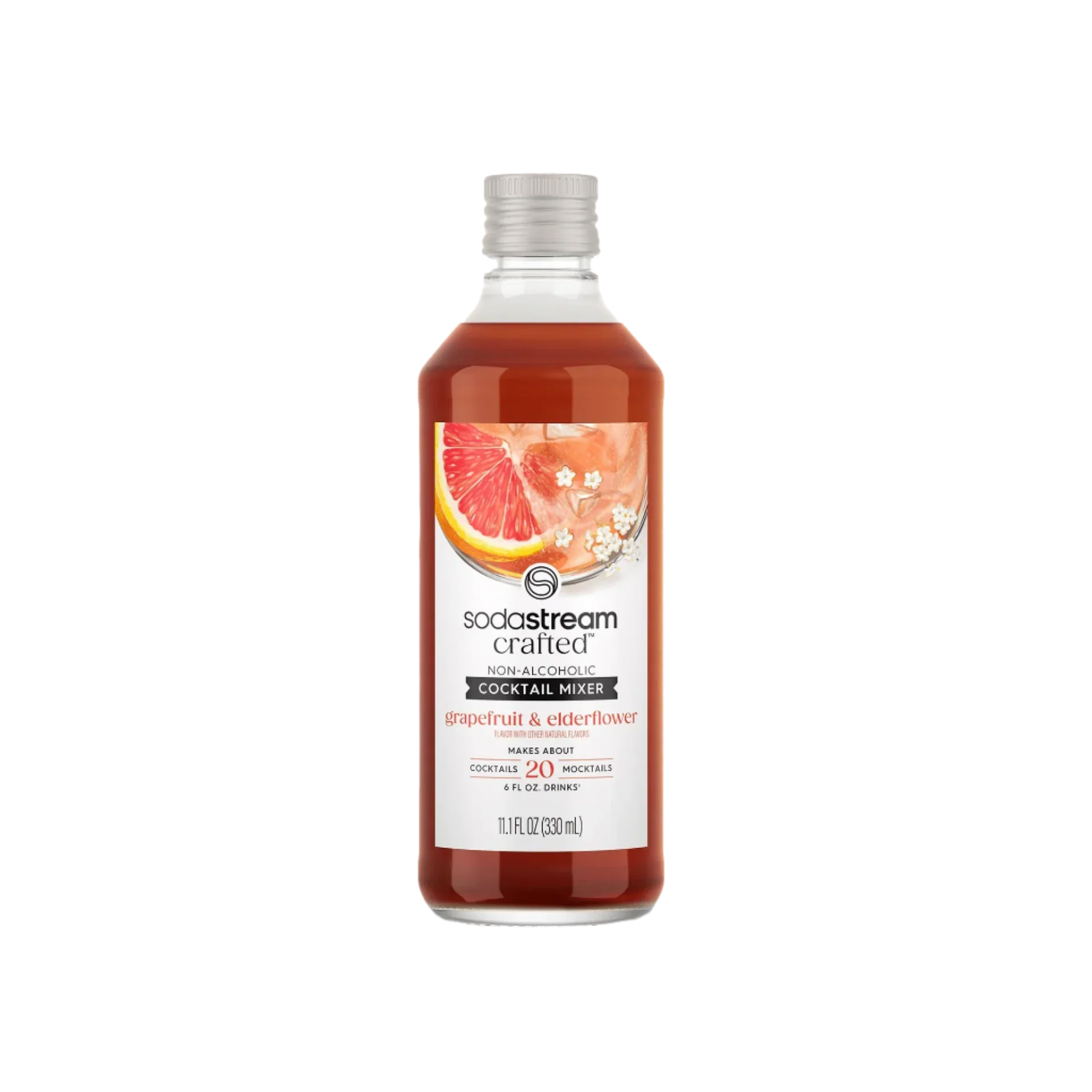 Sodastream Crafted Grapefruit & Elderflower Mixer (330ml)