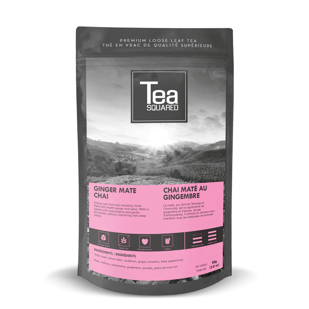Tea Squared Ginger Mate Chai Loose Leaf Tea (80g)