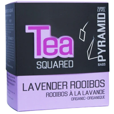 Tea Squared Lavender Rooibos Pyramid Tea Bags