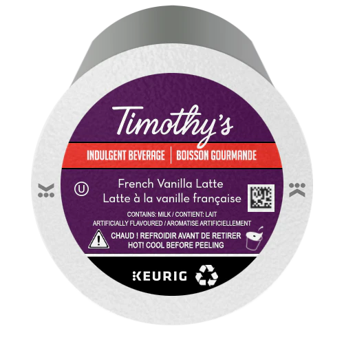 Timothy's French Vanilla Latte K-Cup® (24)