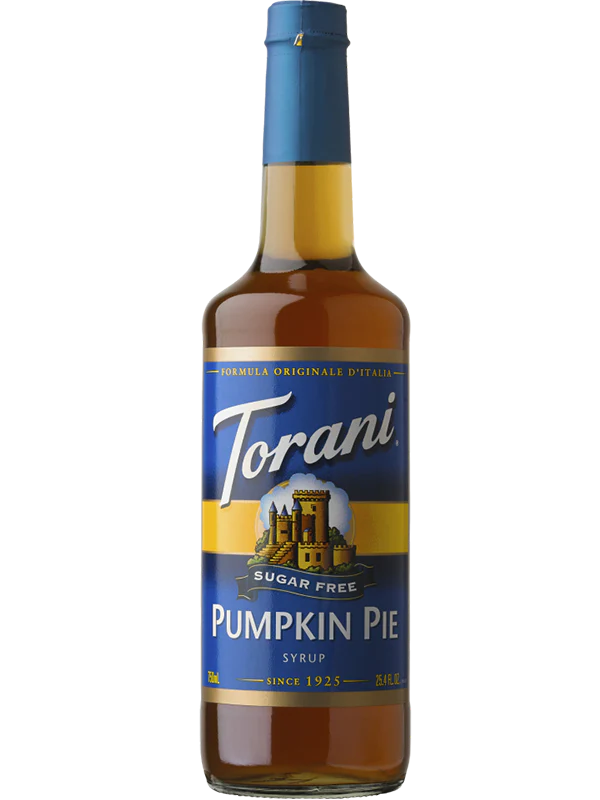 Torani Sugar Free Pumpkin Pie Syrup (750ml)
