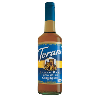 Torani Sugar Free Chocolate Chip Cookie Dough Syrup (750 ml)