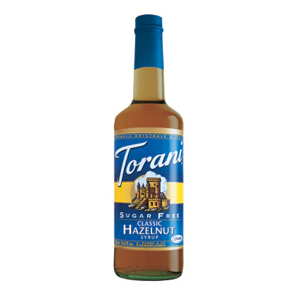 Torani Sugar Free Classic Hazelnut Syrup (750 ml)