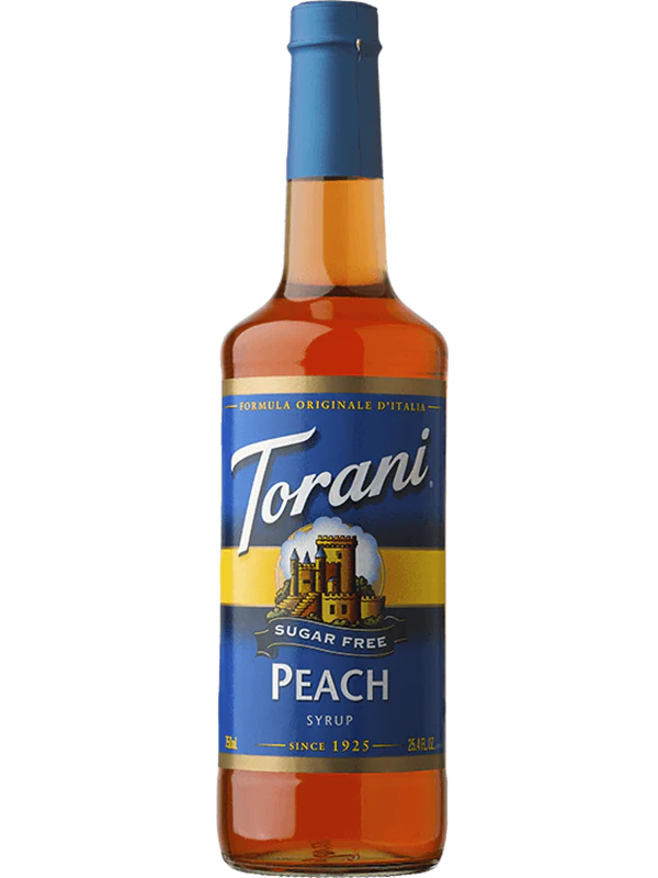 Torani Sugar Free Peach Syrup (750ml)