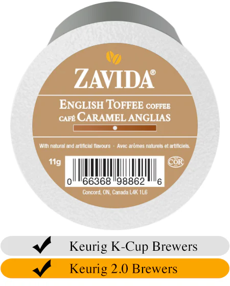 Zavida English Toffee Coffee Cups (24)