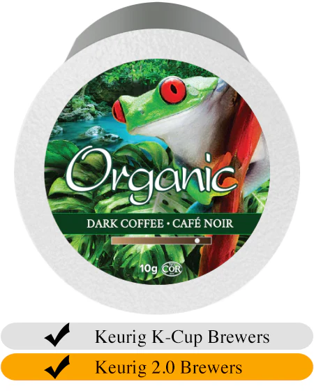 Zavida Organica Dark Roast Coffee Cups (24)