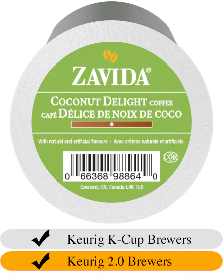 Zavida Coconut Delight Coffee Cups (24)